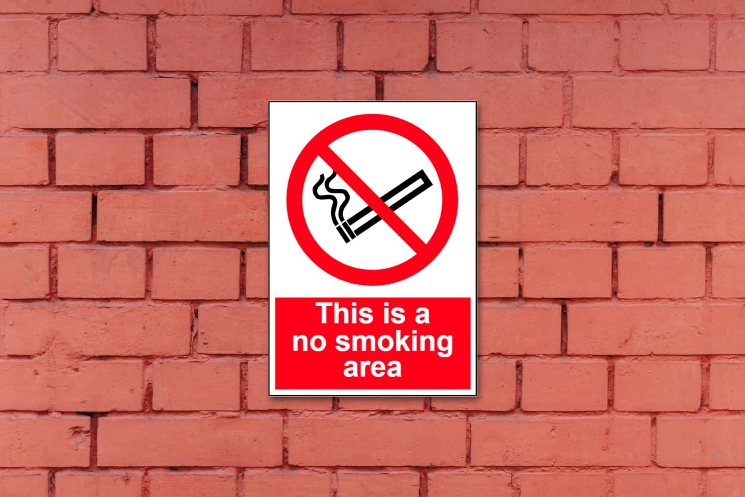 Smoking signage no No Smoking